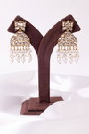 RPS Elegant Ethnic Pearl And Kundan Earrings Wholesale Market In Surat
